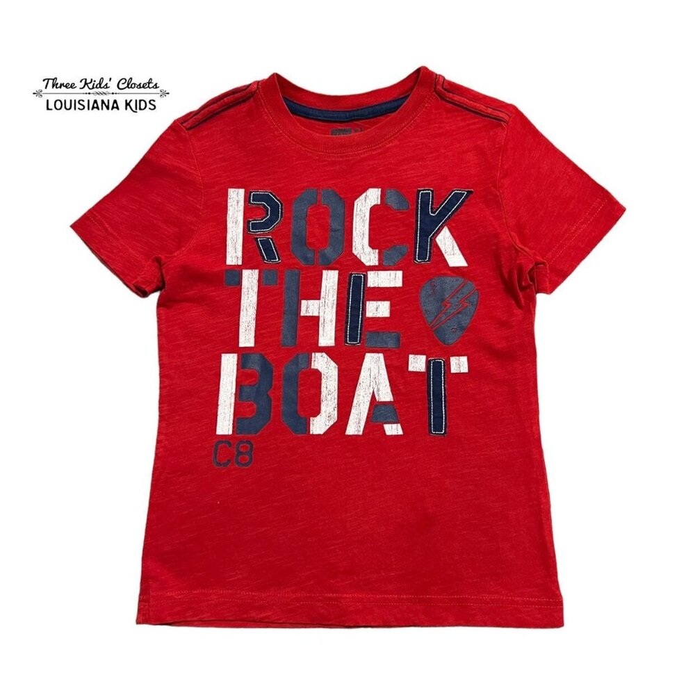 Crazy 8 XS (4) Rock The Boat Guitar Pick Shirt